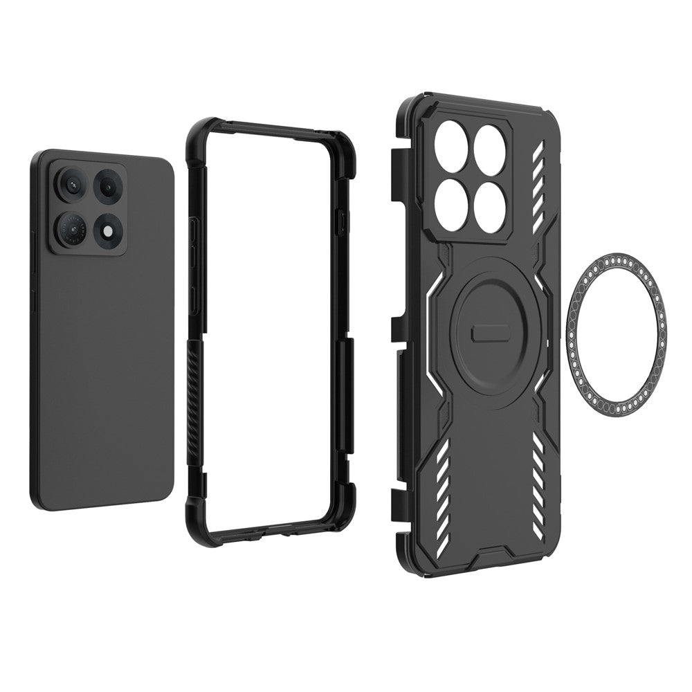 Etui MagSafe do Motorola Edge 70 Max, Techsuit, ArmorMag, czarne