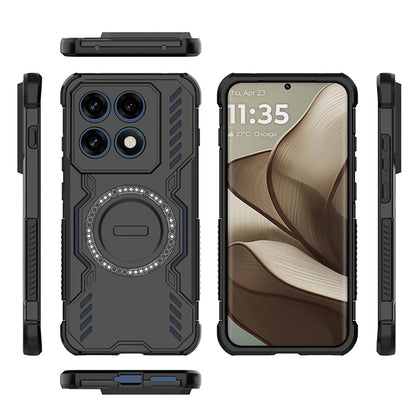 Etui MagSafe do Motorola Edge 70 Pro, Techsuit, ArmorMag, czarne