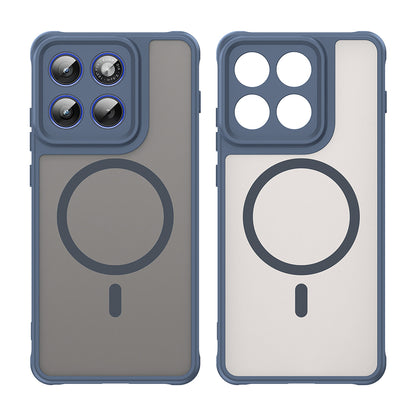 MagSafe Case for Motorola Edge 70, Techsuit, HaloFrost II, Navy Blue