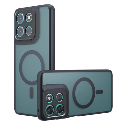 Etui MagSafe dla Motorola Moto G67 Power / G57 Power, Techsuit, PureFrost, Czarny Satynowy