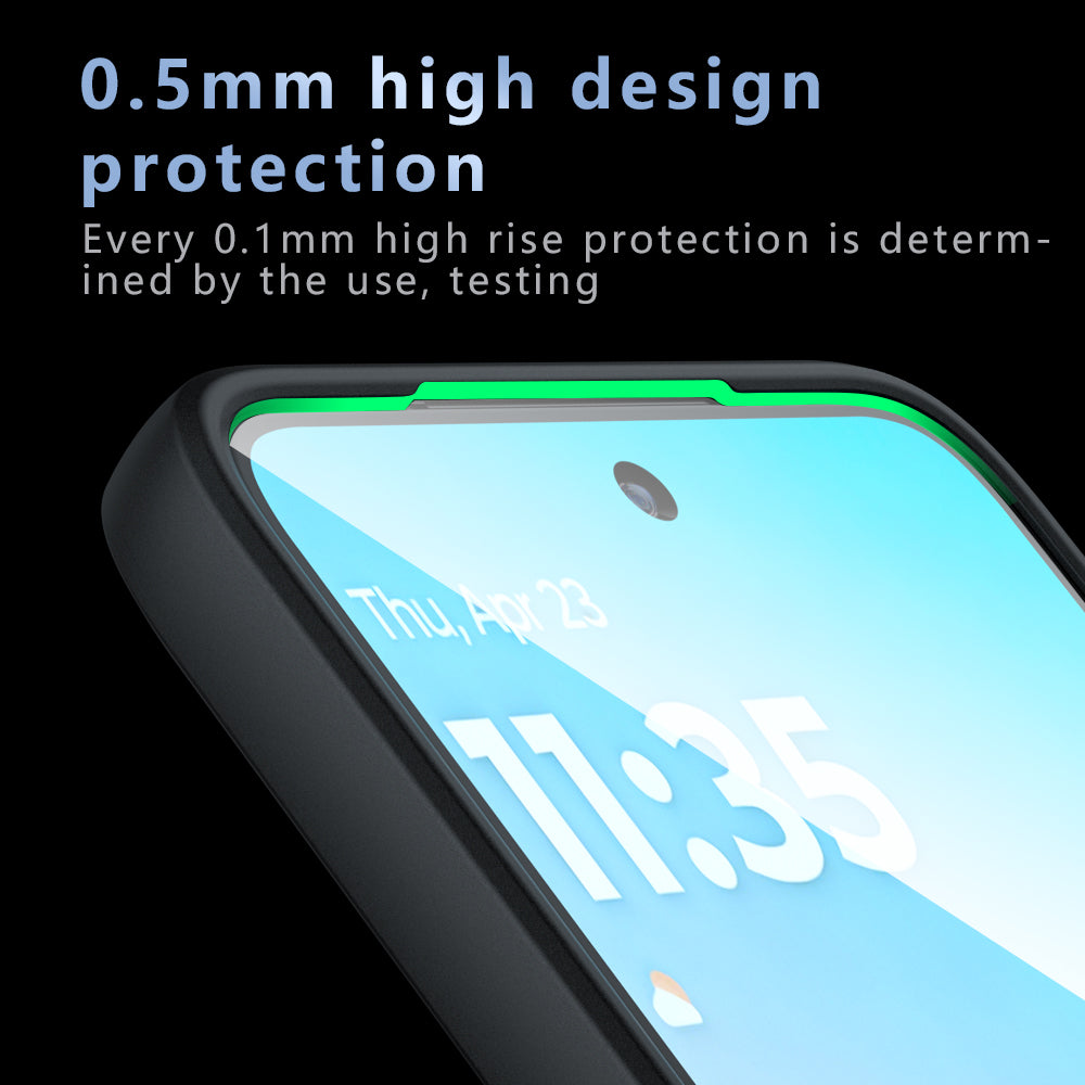 Etui MagSafe dla Motorola Moto G77 / G67, Techsuit, PureFrost, Czarne Satynowe