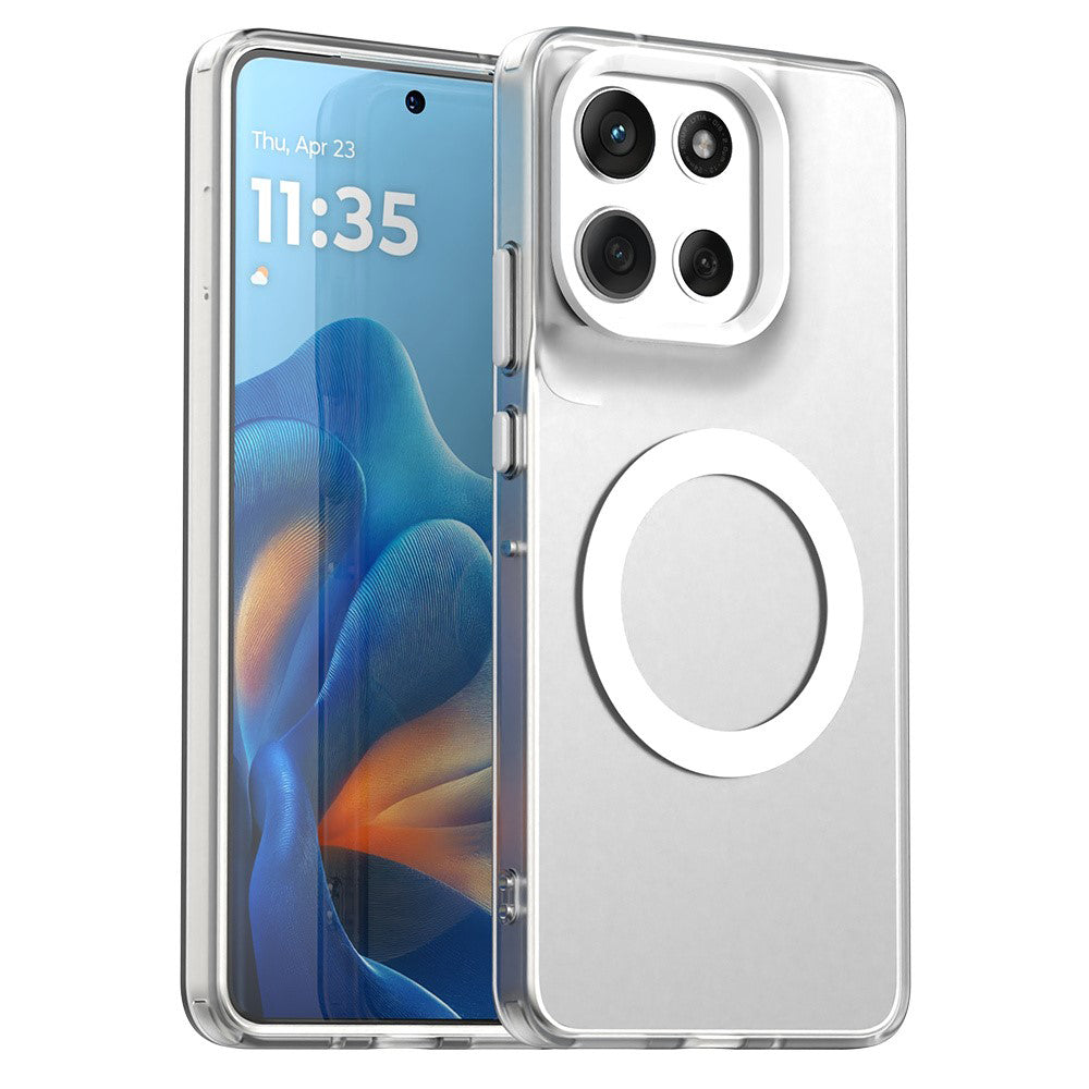 Etui MagSafe dla Motorola Moto G86, Techsuit, CandyCase, Białe