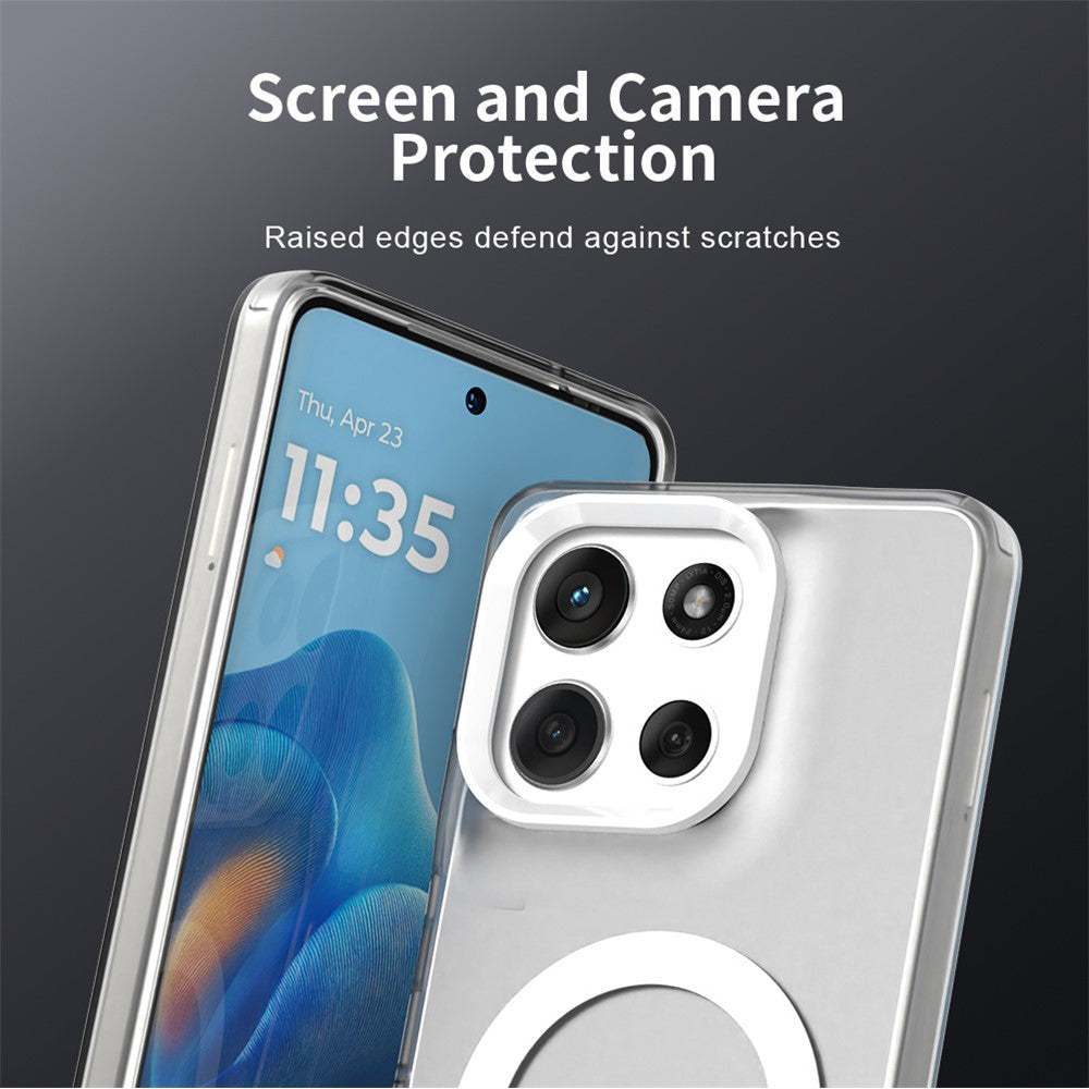 Etui MagSafe dla Motorola Moto G86, Techsuit, CandyCase, Białe