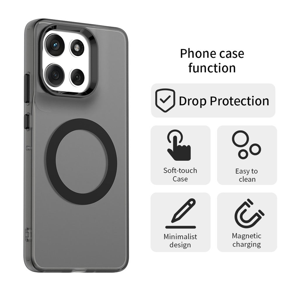 Etui MagSafe dla Motorola Moto G86, Techsuit, CandyCase, Czarne