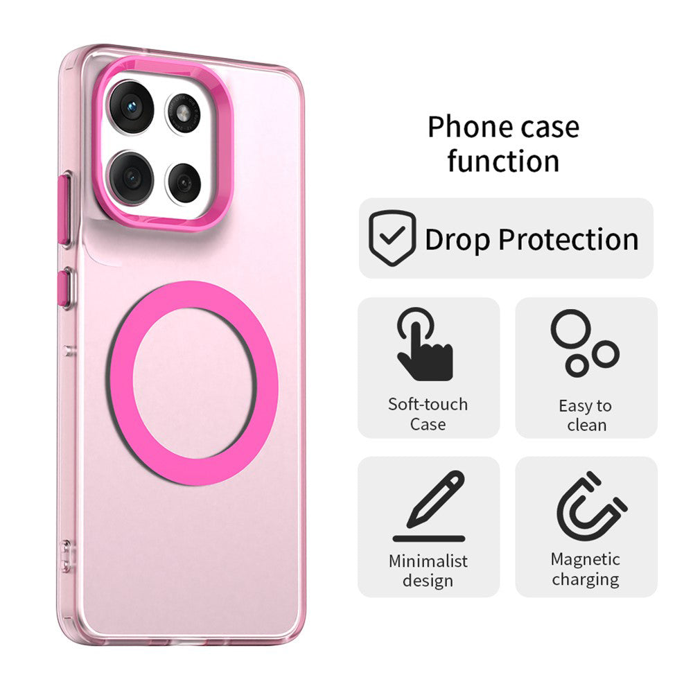 Etui MagSafe dla Motorola Moto G86, Techsuit, CandyCase, Różowy