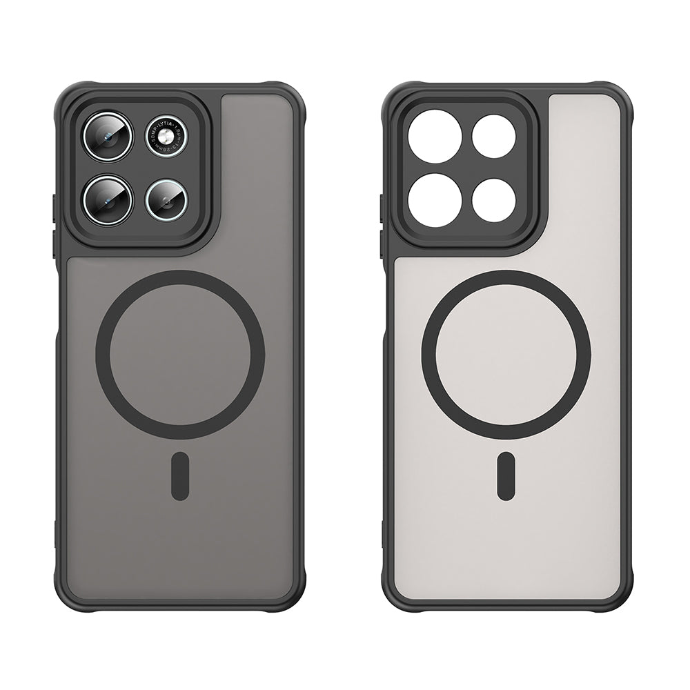 Etui MagSafe do Motorola Moto G86, Techsuit, HaloFrost II, Czarny