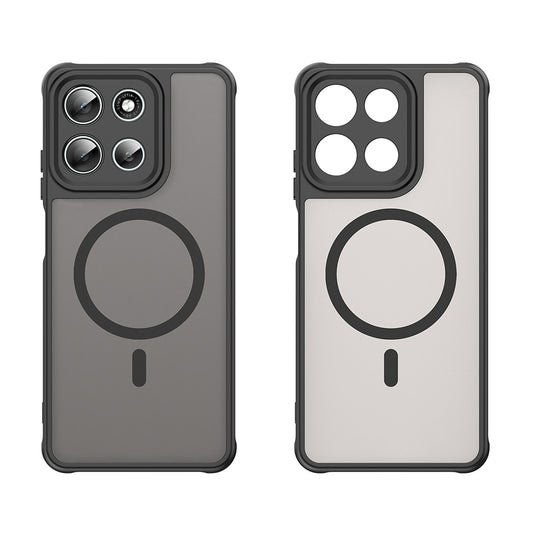 Etui MagSafe do Motorola Moto G86, Techsuit, HaloFrost II, Czarny