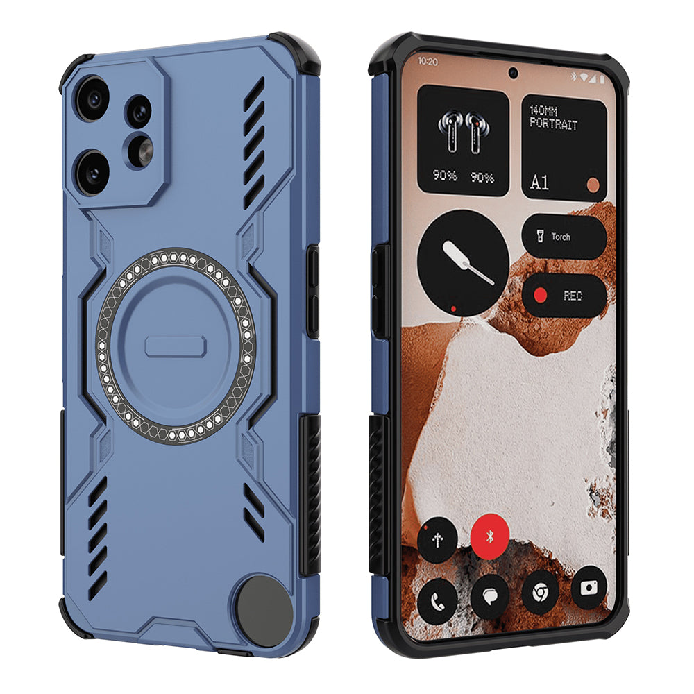 Etui MagSafe do Nothing CMF Phone 2 Pro, Techsuit, ArmorMag, Niebieskie