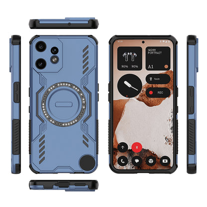 Etui MagSafe do Nothing CMF Phone 2 Pro, Techsuit, ArmorMag, Niebieskie