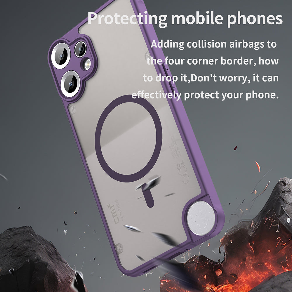 MagSafe Case for Nothing CMF Phone 2 Pro, Techsuit, HaloFrost II, Purple