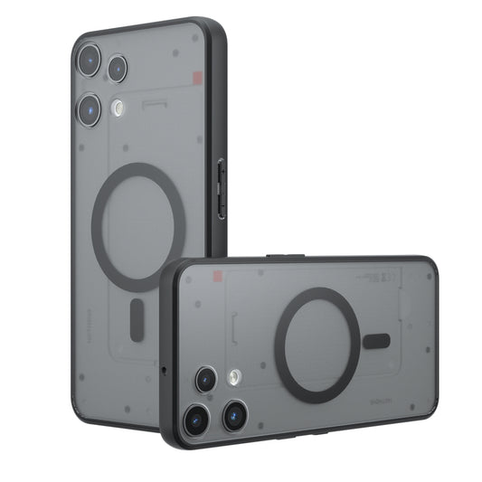 Etui MagSafe dla Nothing Phone (3a) Lite, Techsuit, PureFrost, Czarne Satynowe