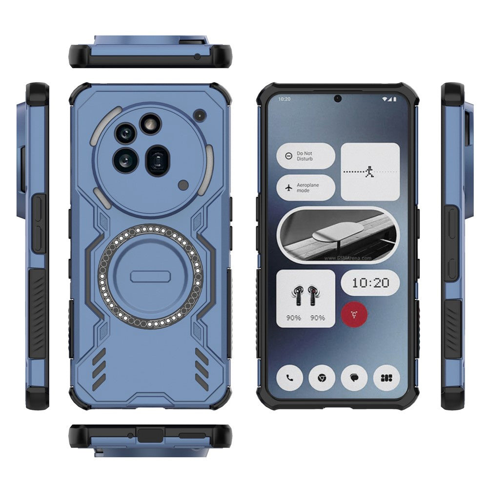 Etui MagSafe do Nothing Phone (3a) Pro, Techsuit, ArmorMag, Niebieskie