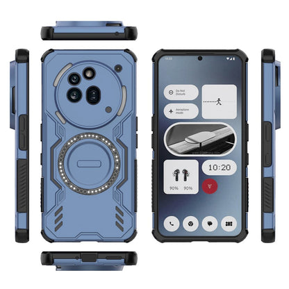 Etui MagSafe do Nothing Phone (3a) Pro, Techsuit, ArmorMag, Niebieskie