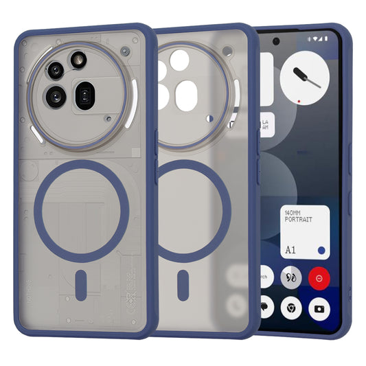 Etui MagSafe do Nothing Phone (3a) Pro, Techsuit, HaloFrost, Granatowe