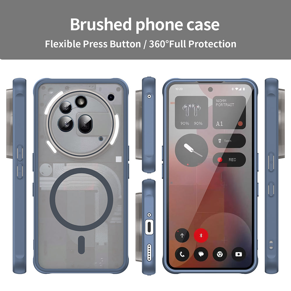 Etui MagSafe do Nothing Phone (3a) Pro, Techsuit, HaloFrost II, Granatowy