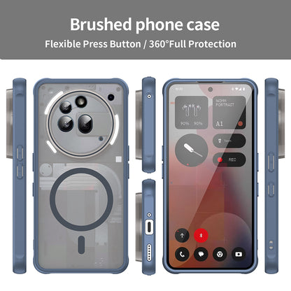 Etui MagSafe do Nothing Phone (3a) Pro, Techsuit, HaloFrost II, Granatowy