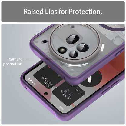 Etui MagSafe do Nothing Phone (3a) Pro, Techsuit, HaloFrost II, Fioletowy