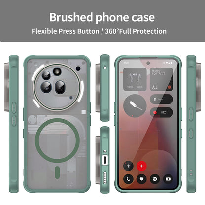 Etui MagSafe do Nothing Phone (3a) Pro, Techsuit, HaloFrost II, Zielony
