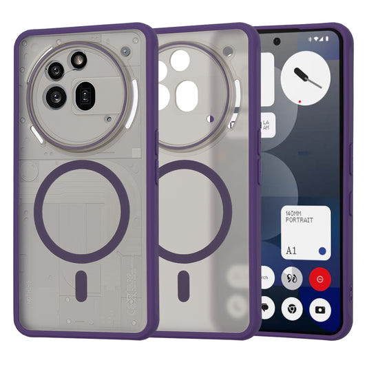 MagSafe Case for Nothing Phone (3a) Pro, Techsuit, HaloFrost, Dark Purple