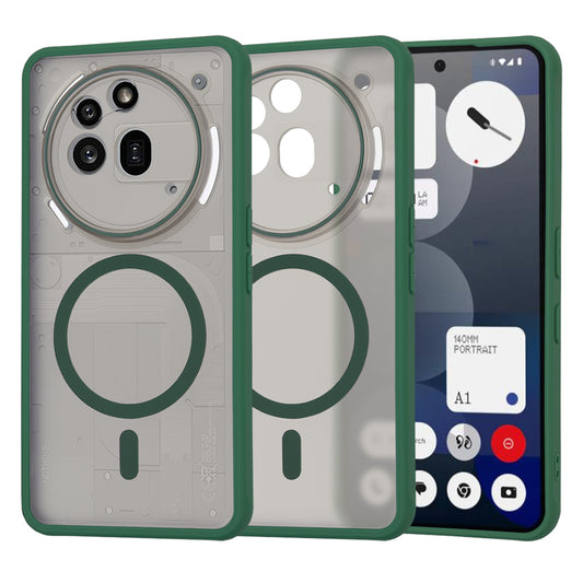 MagSafe Case for Nothing Phone (3a) Pro, Techsuit, HaloFrost, Green