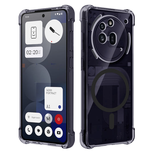 Etui MagSafe do Nothing Phone (3a) Pro, Techsuit, Shockproof Clear, Fumary