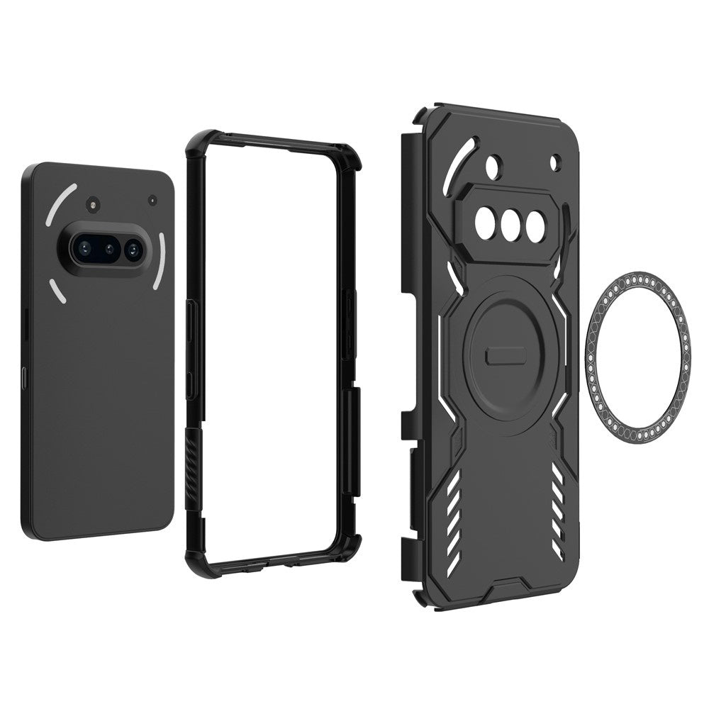 Etui MagSafe do Nothing Phone (3a), Techsuit, ArmorMag, czarne