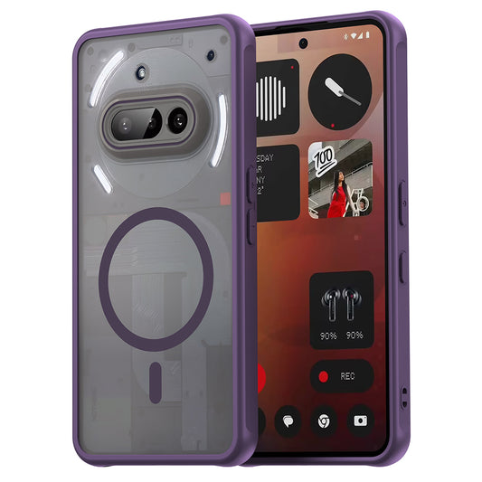 Etui MagSafe do Nothing Phone (3a), Techsuit, HaloFrost II, Fioletowy
