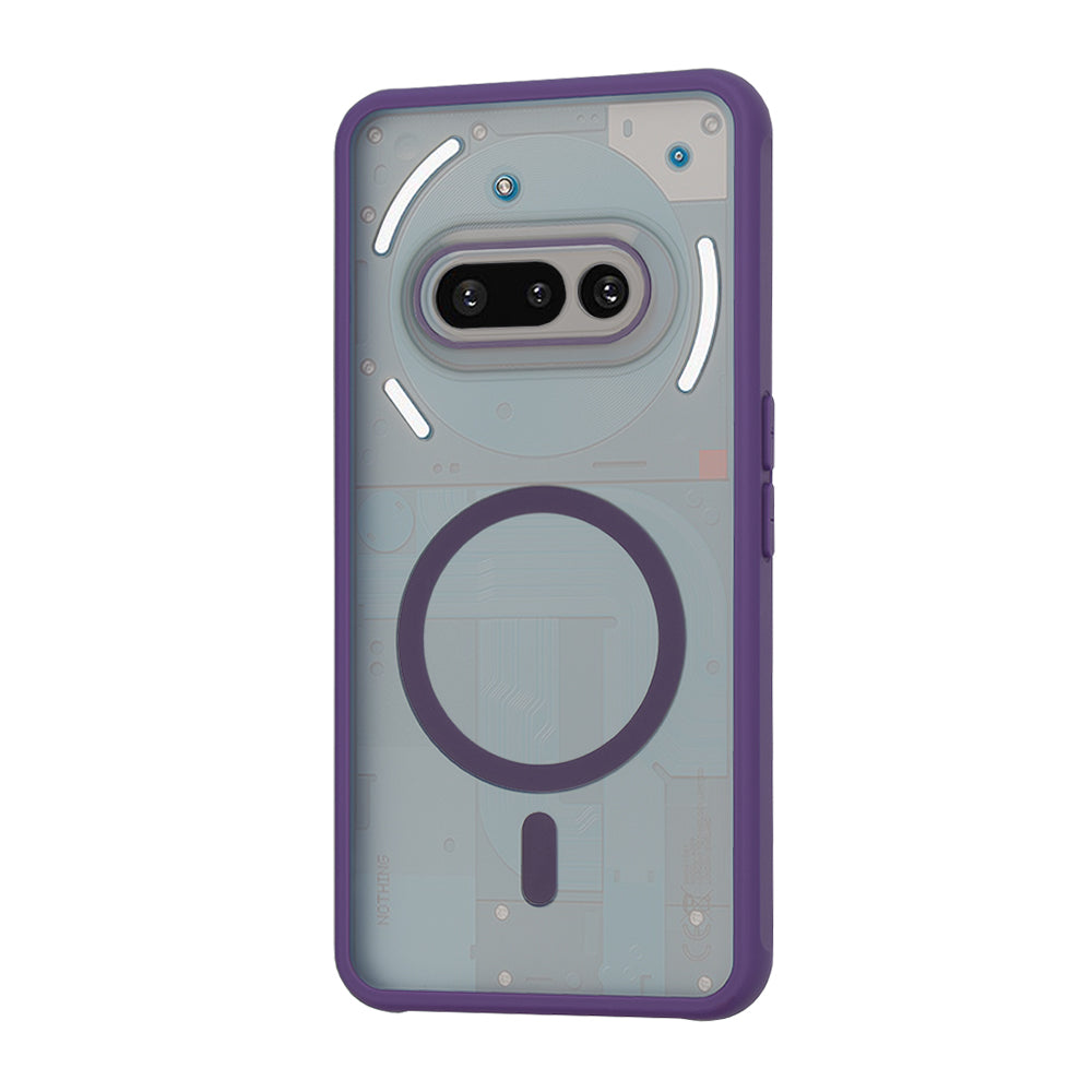 MagSafe Case for Nothing Phone (3a), Techsuit, HaloFrost, Dark Purple