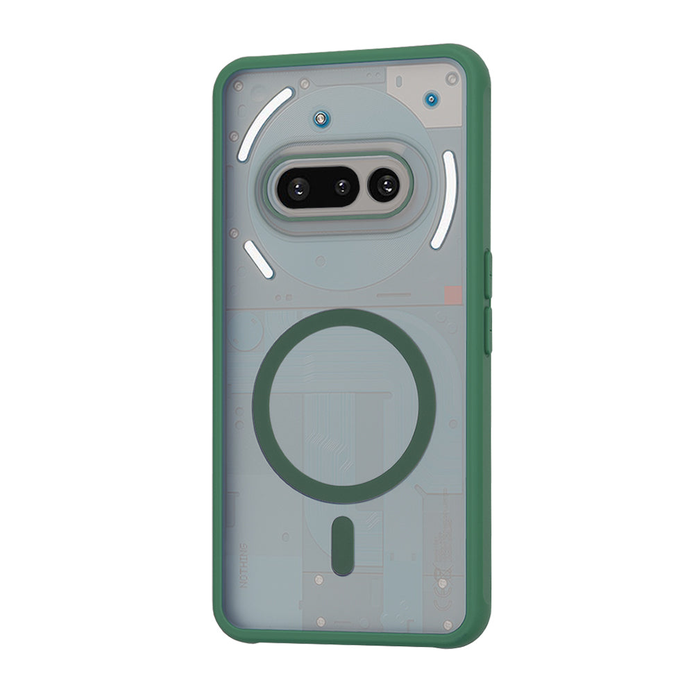 MagSafe Case for Nothing Phone (3a), Techsuit, HaloFrost, Green