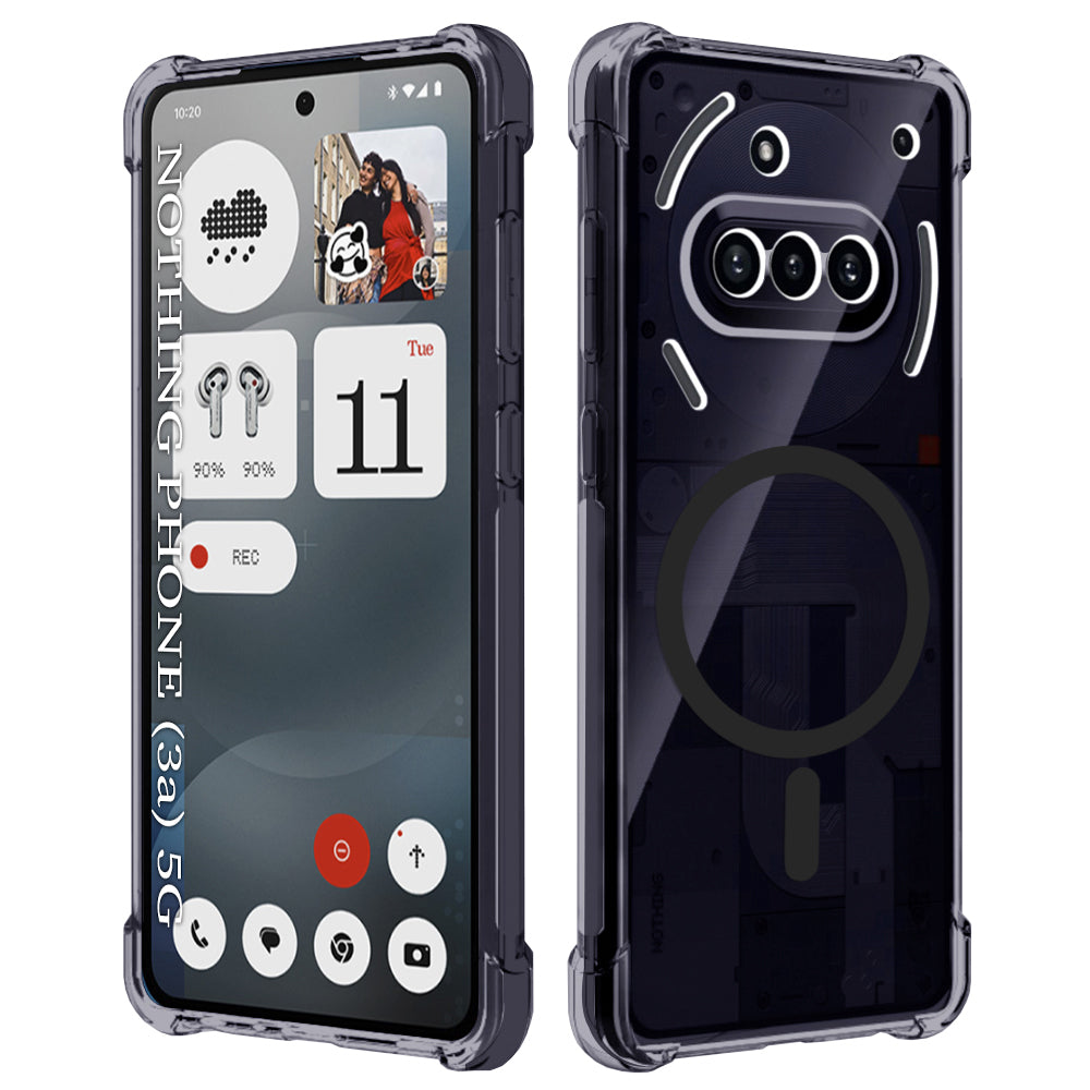 Etui MagSafe do Nothing Phone (3a), Techsuit, Shockproof Clear, Fumée