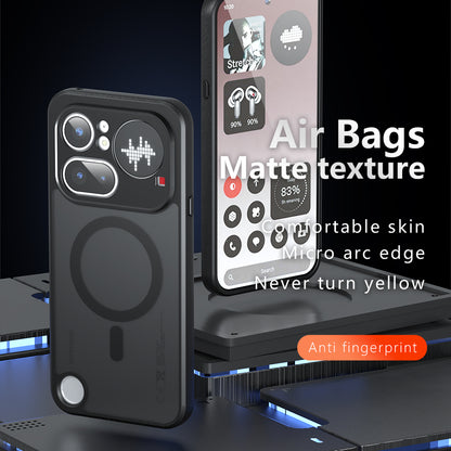 Etui MagSafe do Nothing Phone (4a) Pro, Techsuit, PureFrost, Czarna Satynowa