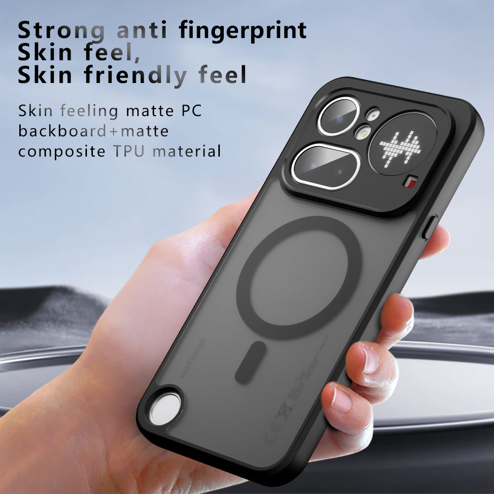 Etui MagSafe do Nothing Phone (4a) Pro, Techsuit, PureFrost, Czarna Satynowa