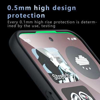 Etui MagSafe do Nothing Phone (4a) Pro, Techsuit, PureFrost, Czarna Satynowa