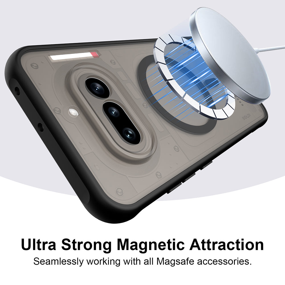 Etui MagSafe dla Nothing Phone (4a), Techsuit, HaloFrost II, Czarne