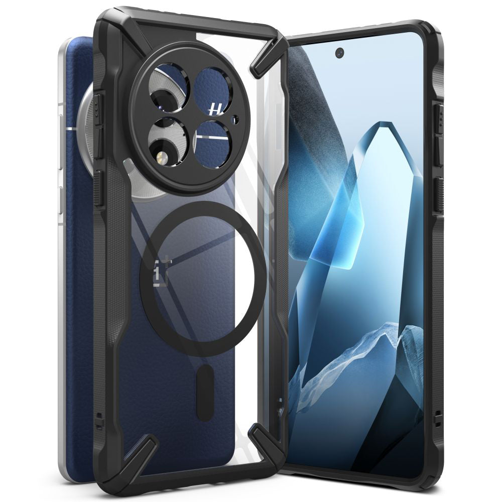 Etui MagSafe dla OnePlus 13, Ringke, Fusion X, Czarne