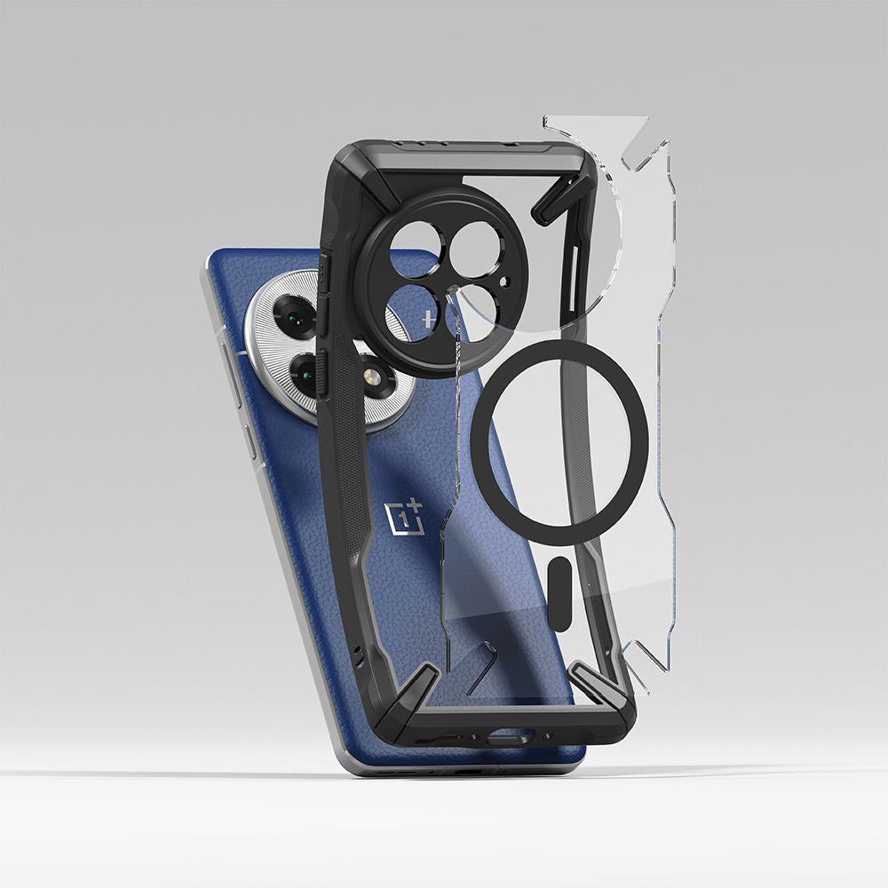 Etui MagSafe dla OnePlus 13, Ringke, Fusion X, Czarne