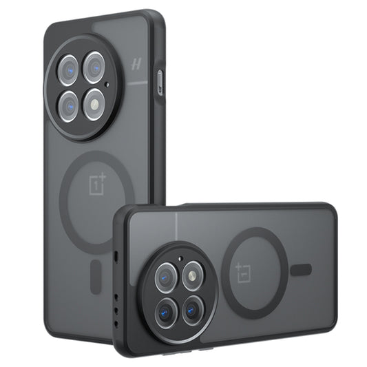 Etui MagSafe do OnePlus 13, Techsuit, PureFrost, Czarna Satynowa