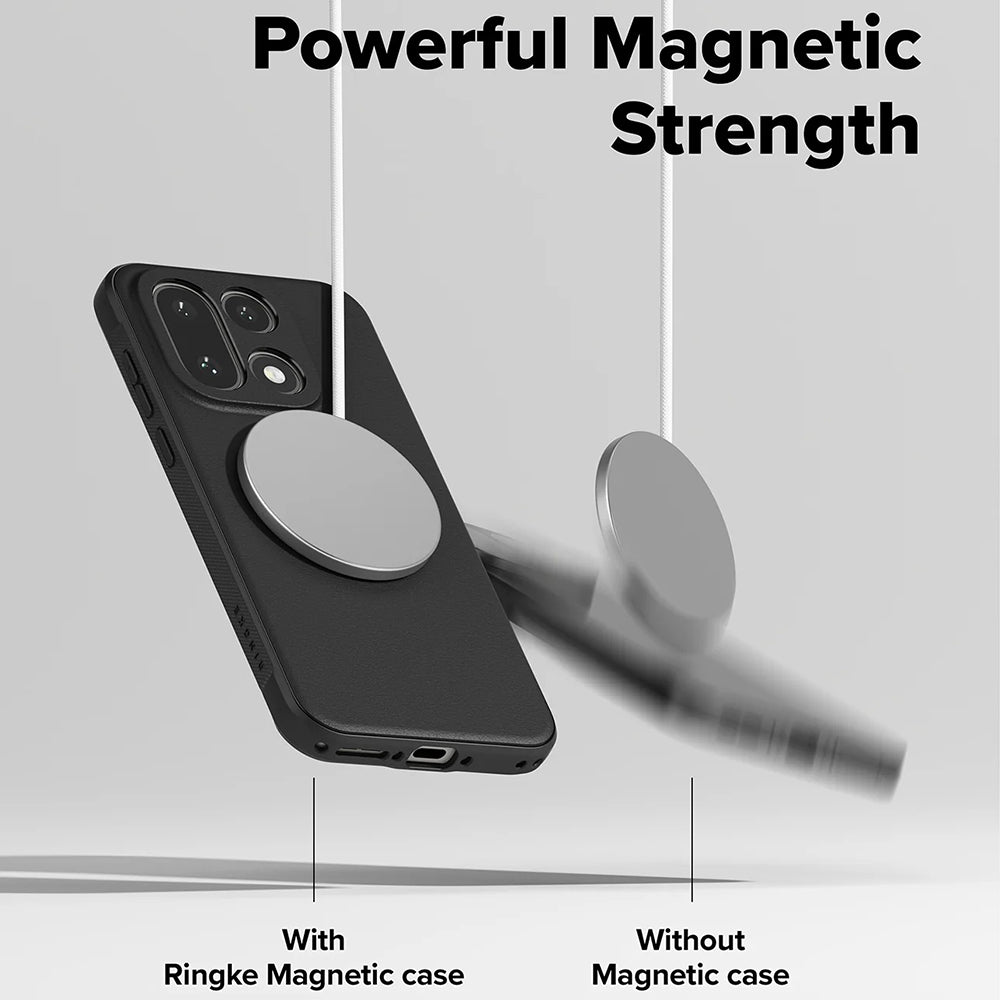 Etui MagSafe dla OnePlus 15, Ringke, Onyx, Czarne