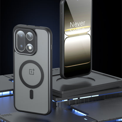 Etui MagSafe dla OnePlus 15, Techsuit, PureFrost, Satynowa Czarność