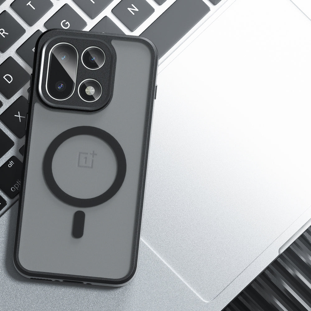 Etui MagSafe dla OnePlus 15, Techsuit, PureFrost, Satynowa Czarność