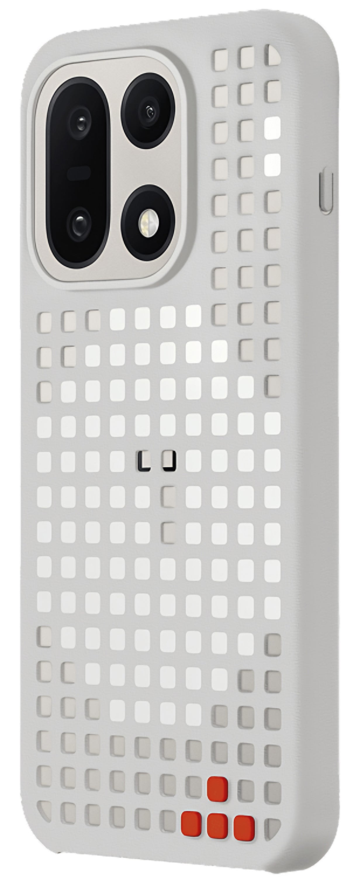Etui na OnePlus 15, Hole Pattern Magnetic, Szary 5431102022