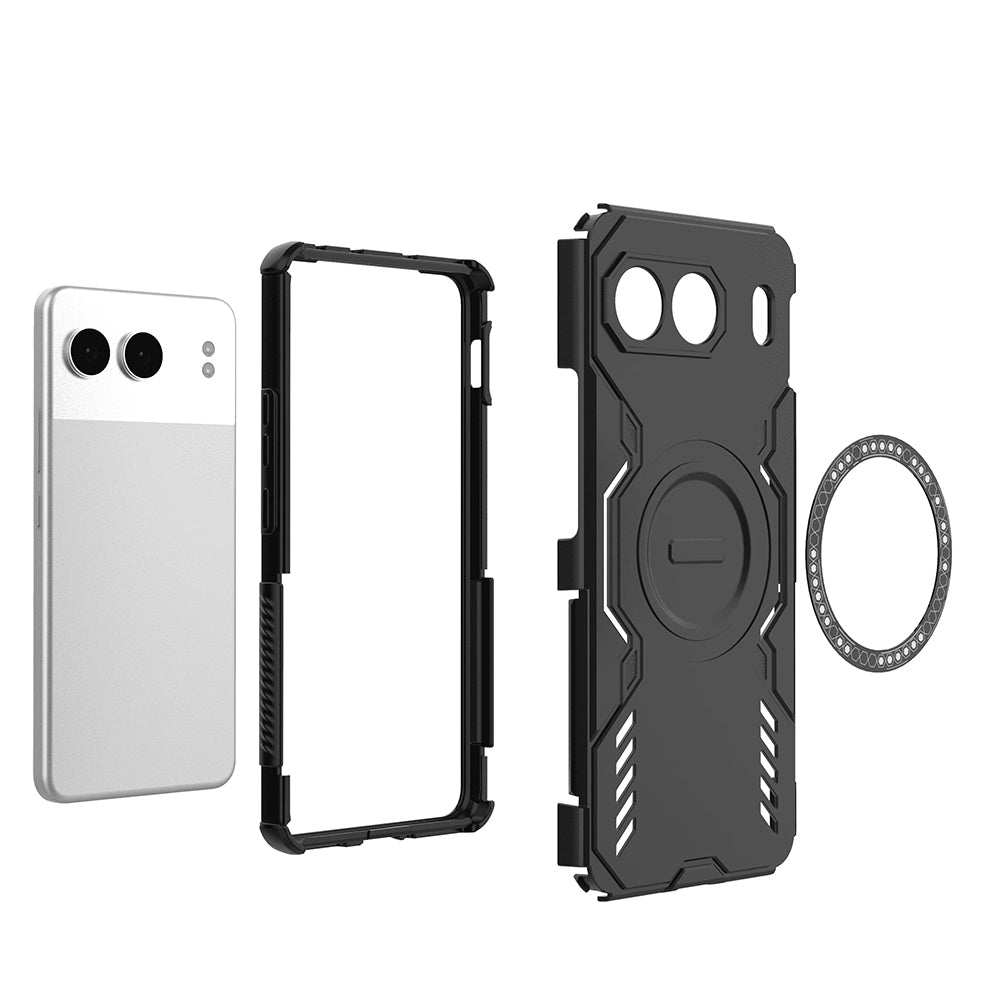 Etui MagSafe do OnePlus Nord 4, Techsuit, ArmorMag, Niebieskie