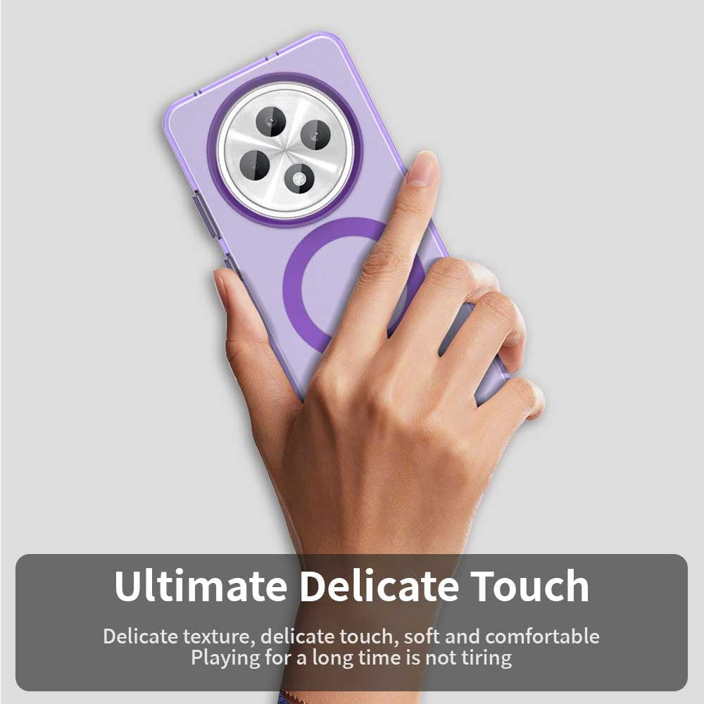 Etui MagSafe do Oppo A3 4G / A3 5G, Techsuit, CandyCase, Fioletowy