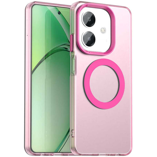 Etui MagSafe do Oppo A3 4G / A3 5G, Techsuit, CandyCase, Różowe