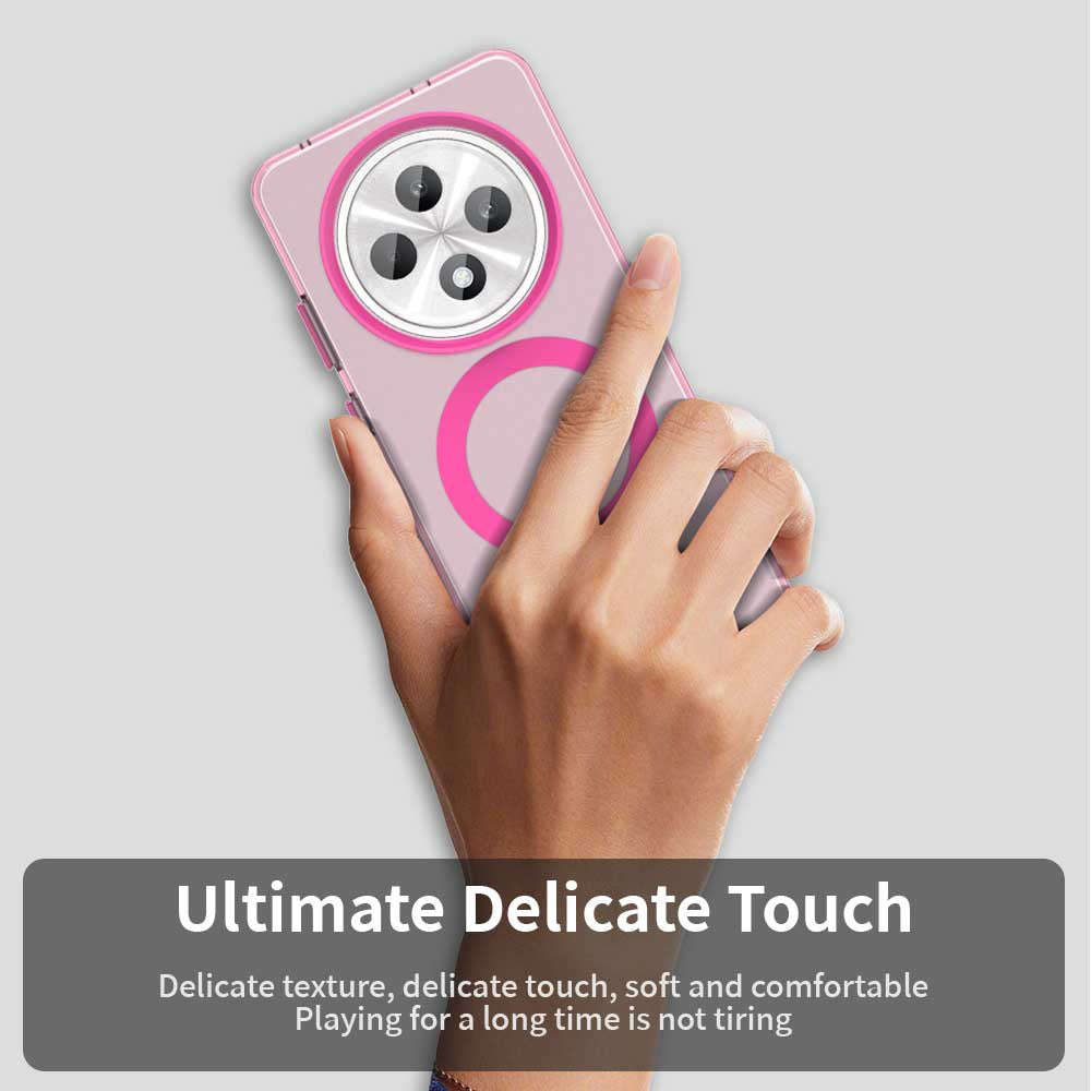 Etui MagSafe do Oppo A3 4G / A3 5G, Techsuit, CandyCase, Różowe