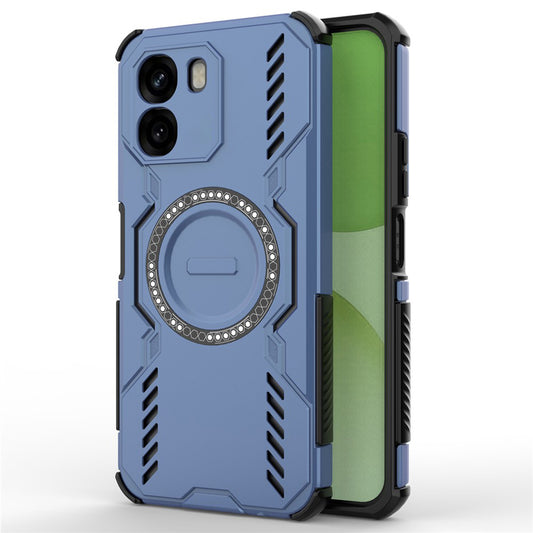 Etui MagSafe dla Oppo A6 4G, Techsuit, ArmorMag, Niebieskie