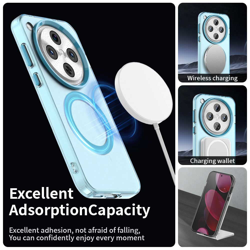 Etui MagSafe do Oppo Find X8 Pro, Techsuit, CandyCase, Niebieskie