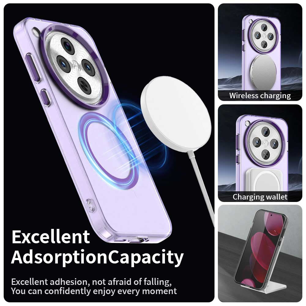 Etui MagSafe do Oppo Find X8 Pro, Techsuit, CandyCase, Fioletowy