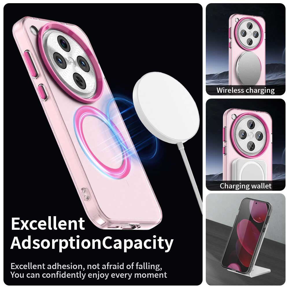 Etui MagSafe do Oppo Find X8 Pro, Techsuit, CandyCase, Różowe