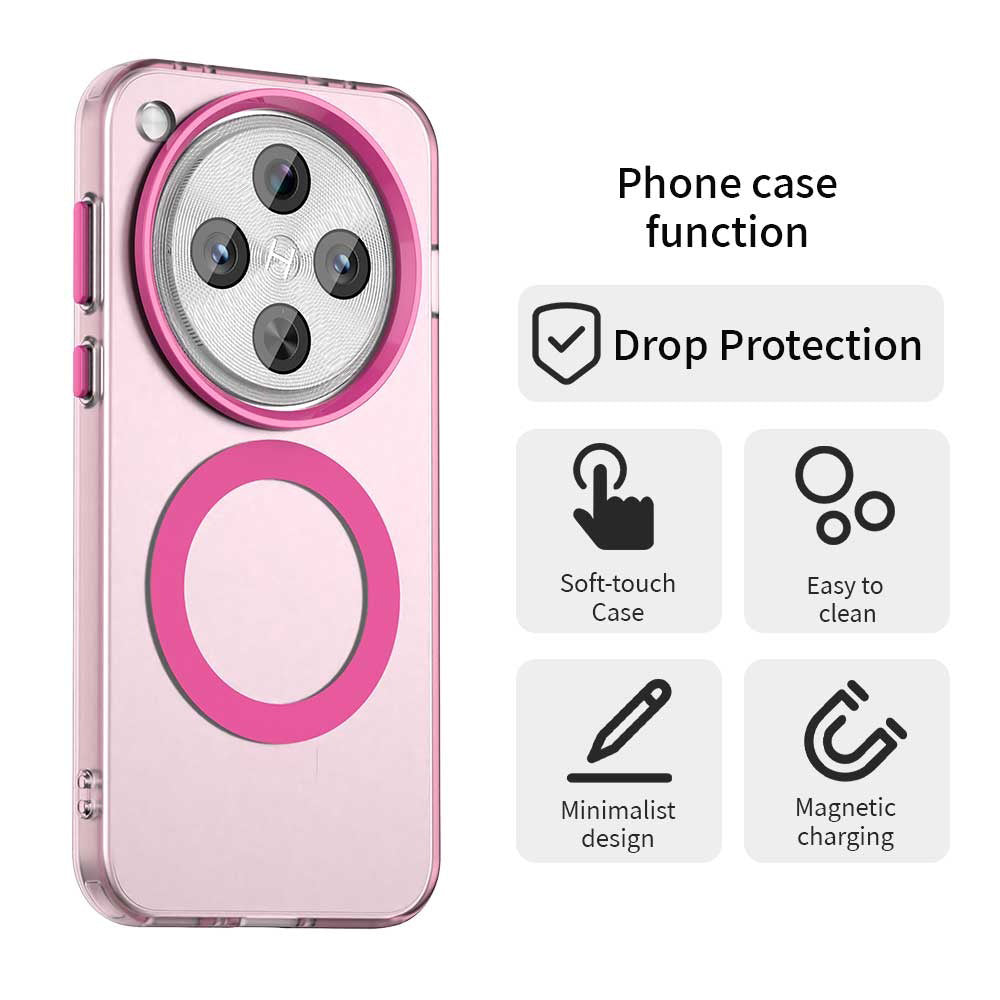 Etui MagSafe do Oppo Find X8 Pro, Techsuit, CandyCase, Różowe